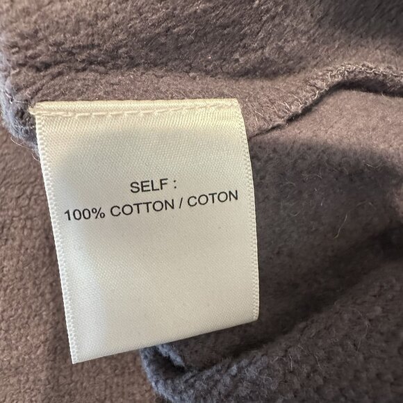 NWT The Westside Shop Lucia Black Terry Elastic Bottom Pullover Women's Small S - Picture 5 of 7